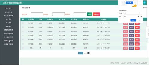 Java JSP社區(qū)養(yǎng)老服務(wù)管理系統(tǒng)畢業(yè)設(shè)計指南 從選題到信息系統(tǒng)運行維護服務(wù)